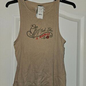 Shania Twain "Feel Like a Woman" Tank Top Size XL